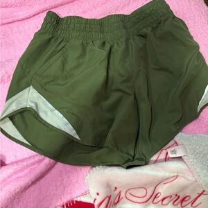 Olive Green Women's Shorts